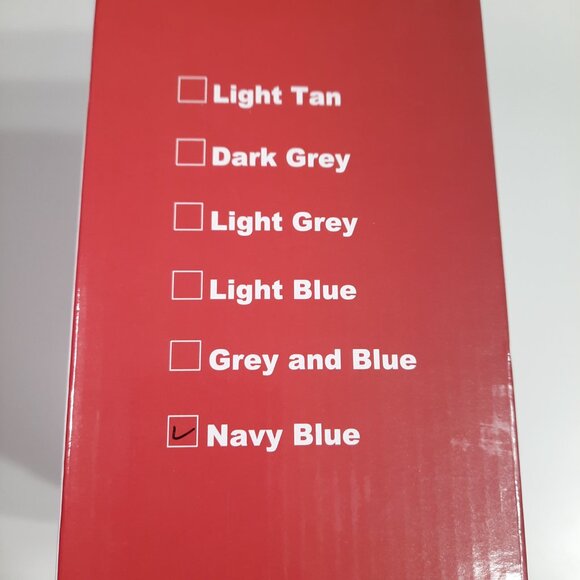 Ambershine Weighted Neck Shoulder Heating Pad Wrap Electric Plush Navy - Picture 3 of 6